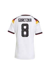 Saksa Leon Goretzka #8 Jalkapallovaatteet Naisten Kotipaita MM-kisat 2026 Lyhythihainen